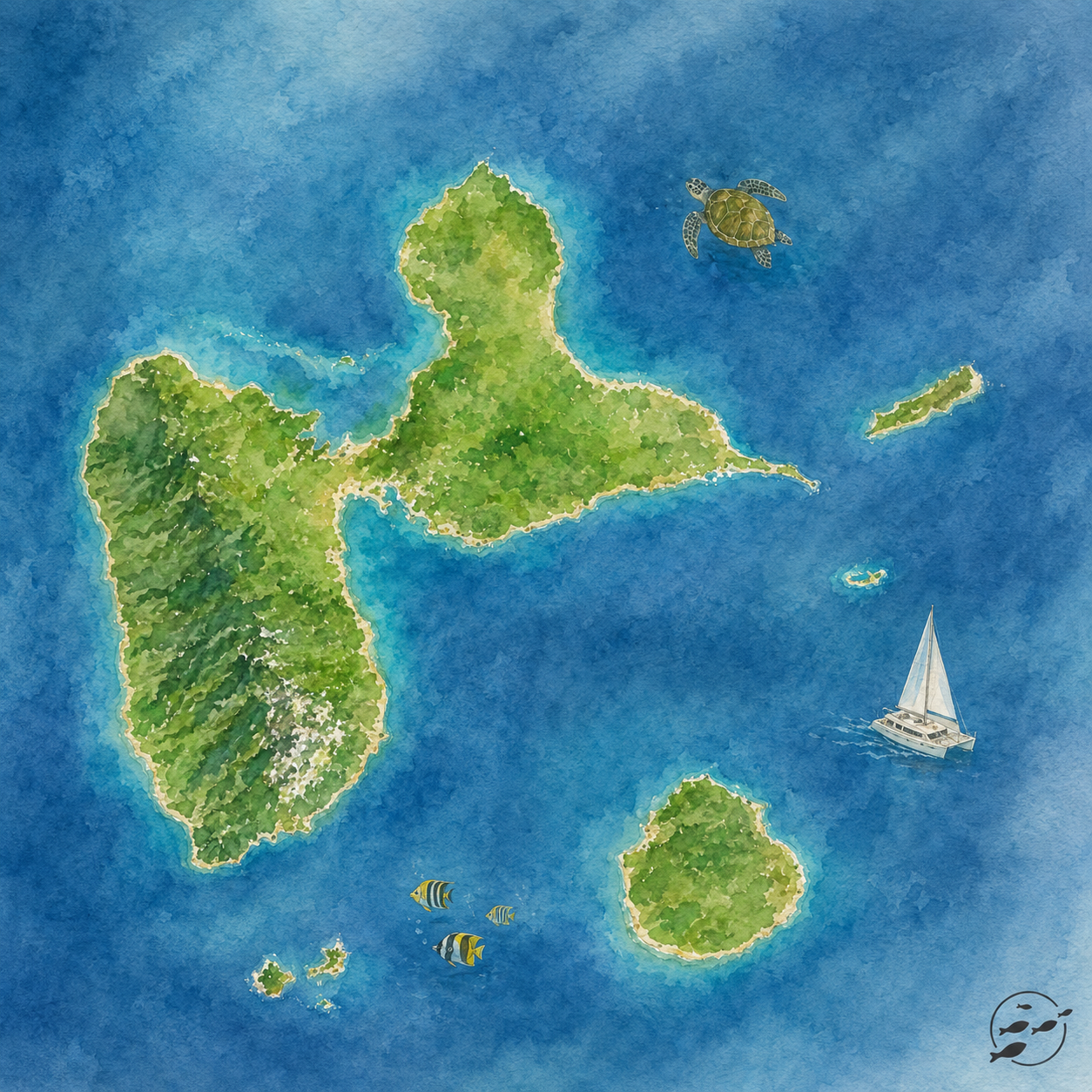 découvrez le sud de la Guadeloupe en croisière privée